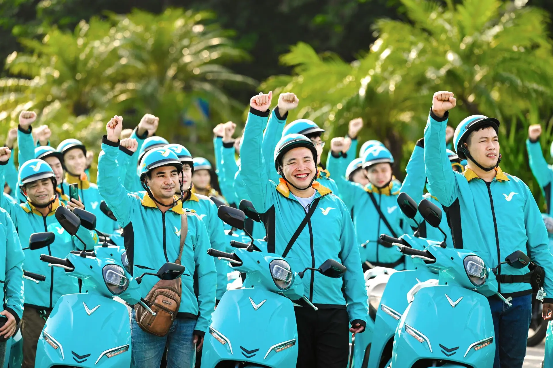 Minh họa Chạy xe công ty